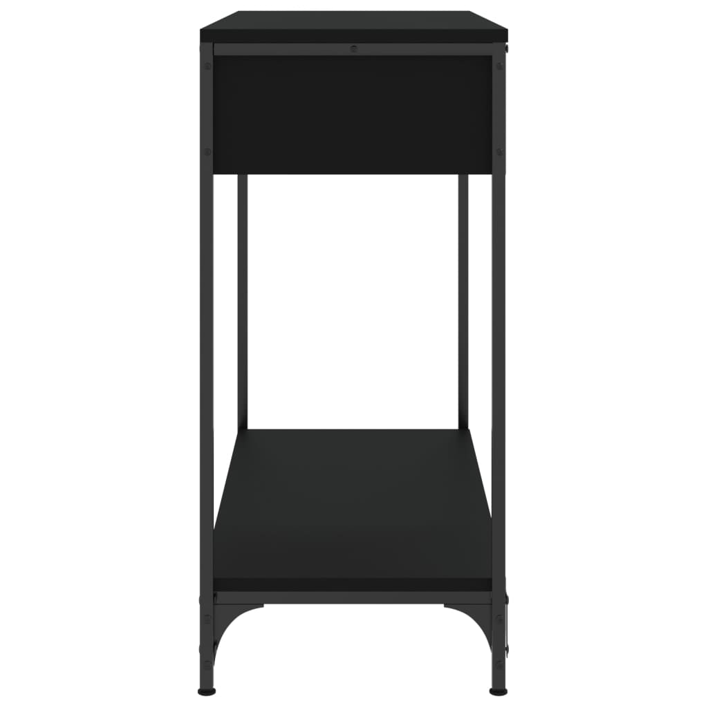 Konsollbord Svart 75X34,5X75 Cm Konstruert Tre