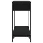 Konsollbord Svart 75X34,5X75 Cm Konstruert Tre