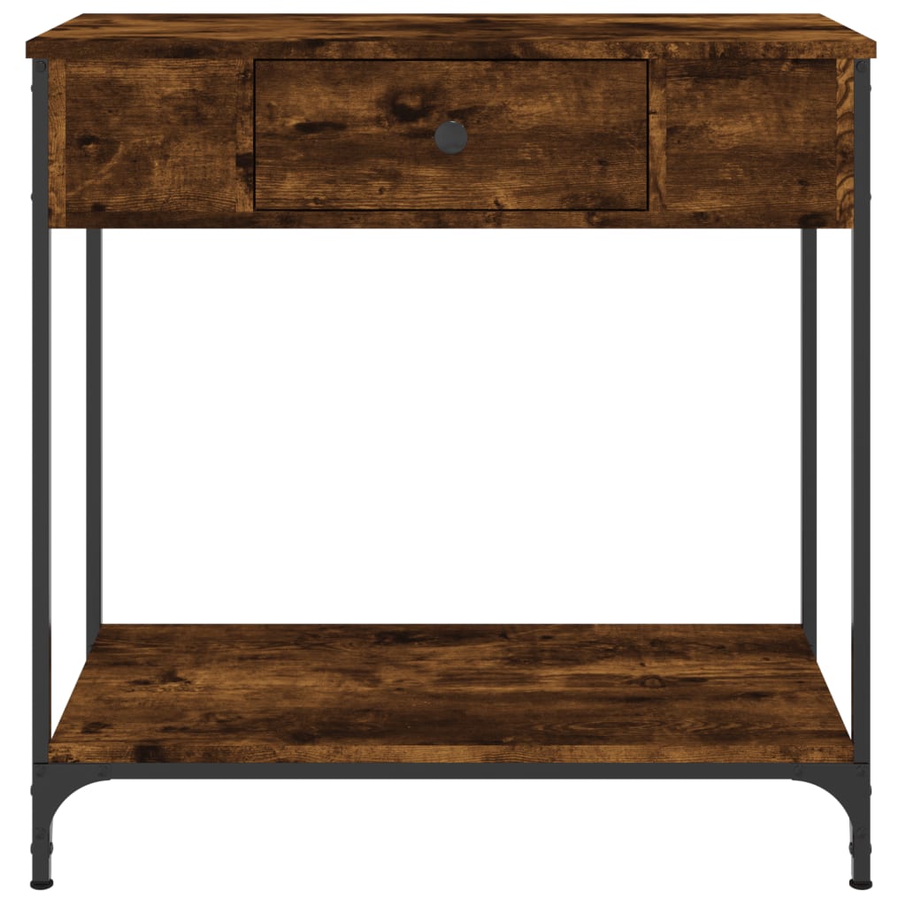 Konsollbord Sonoma Eik 75X34,5X75 Cm Konstruert Tre