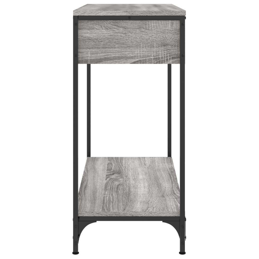 Konsollbord Grå Sonoma 75X34,5X75 Cm Konstruert Tre