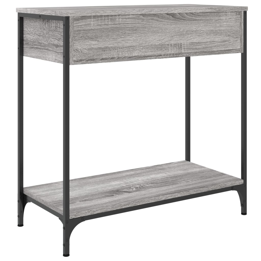 Konsollbord Grå Sonoma 75X34,5X75 Cm Konstruert Tre