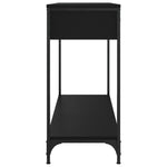 Konsollbord Svart 100X34,5X75 Cm Konstruert Tre