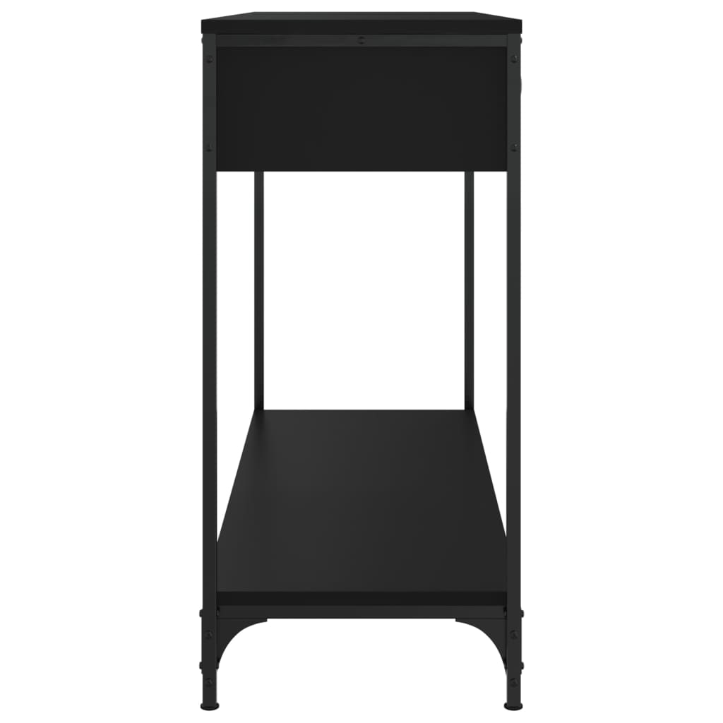 Konsollbord Svart 100X34,5X75 Cm Konstruert Tre