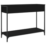 Konsollbord Svart 100X34,5X75 Cm Konstruert Tre