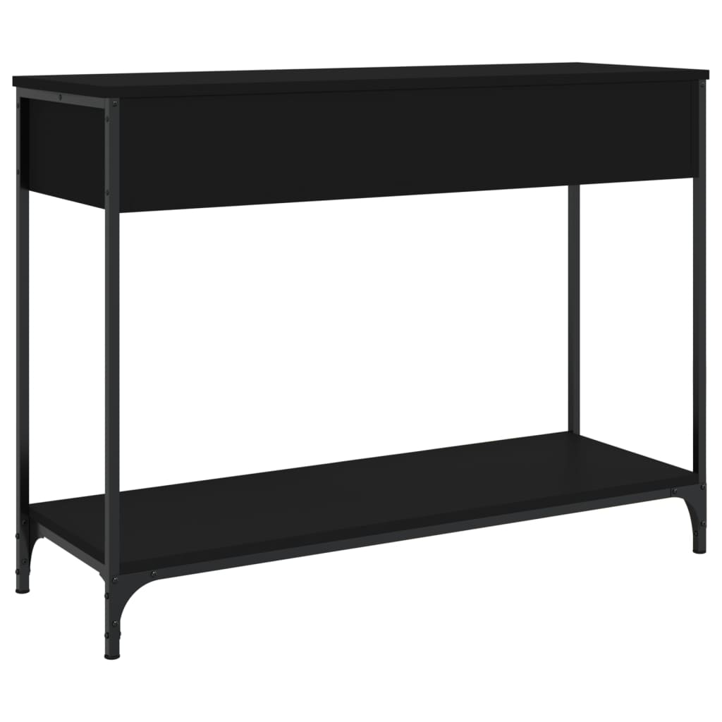 Konsollbord Svart 100X34,5X75 Cm Konstruert Tre