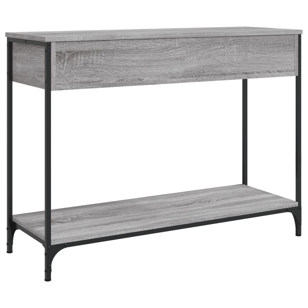 Konsollbord Grå Sonoma 100X34,5X75 Cm Konstruert Tre