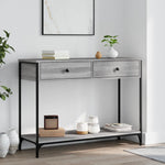 Konsollbord Grå Sonoma 100X34,5X75 Cm Konstruert Tre