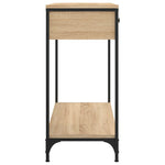 Konsollbord Sonoma Eik 75X34,5X75 Cm Konstruert Tre