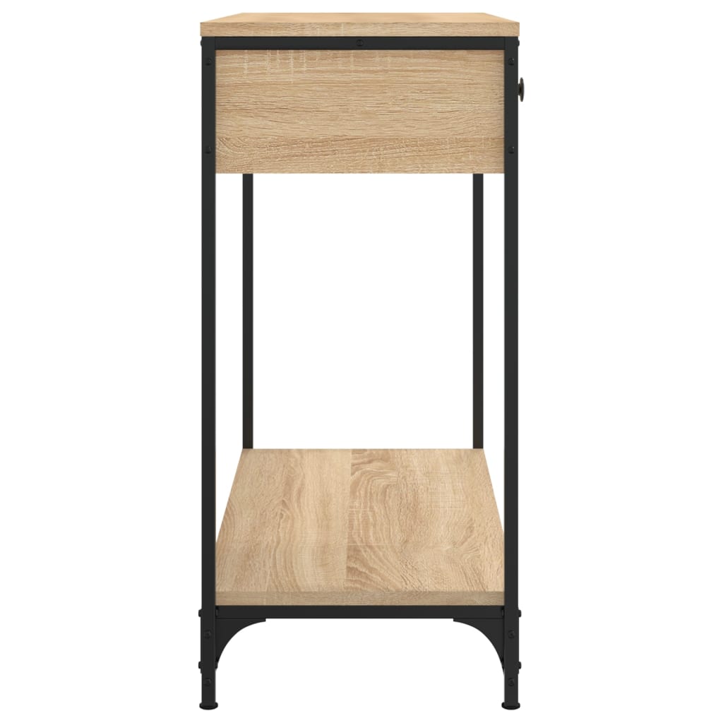 Konsollbord Sonoma Eik 75X34,5X75 Cm Konstruert Tre
