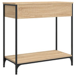 Konsollbord Sonoma Eik 75X34,5X75 Cm Konstruert Tre