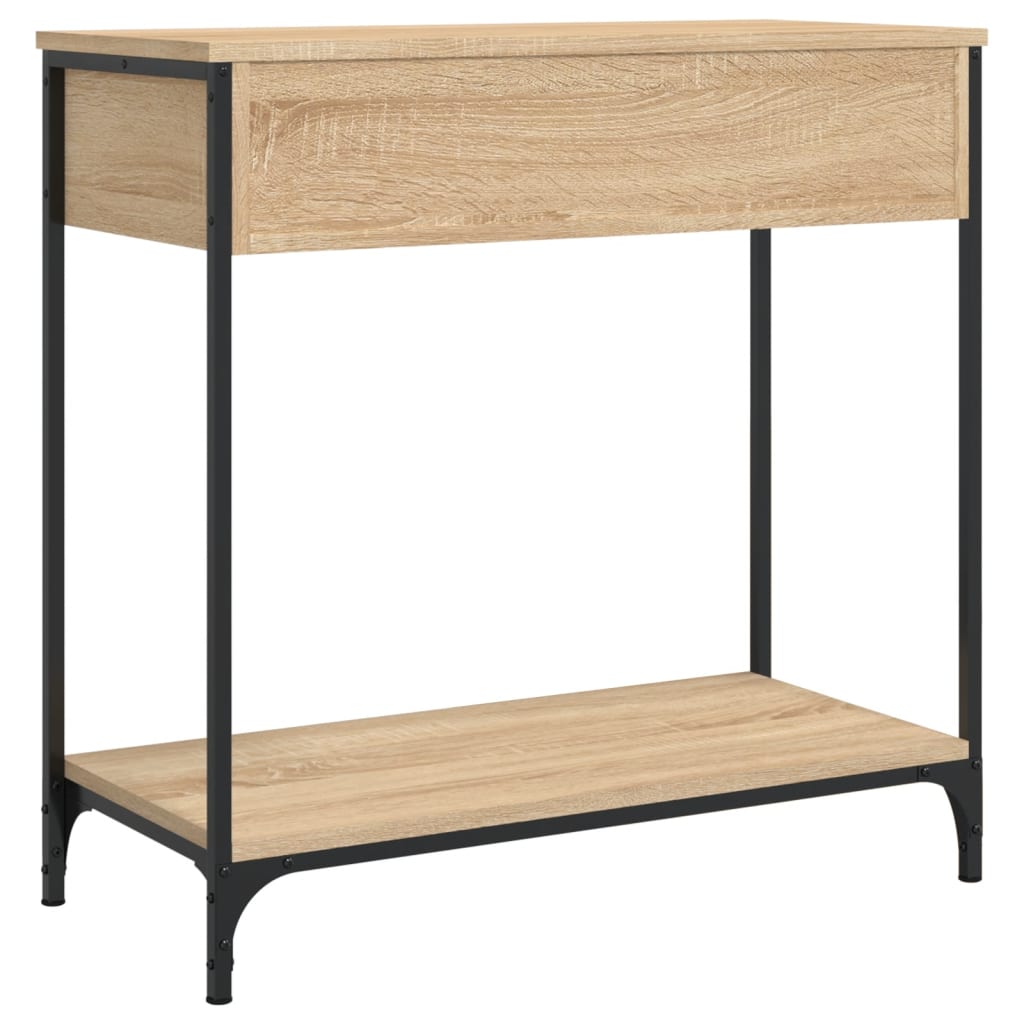 Konsollbord Sonoma Eik 75X34,5X75 Cm Konstruert Tre