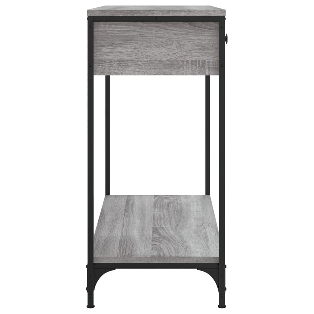 Konsollbord Grå Sonoma 75X34,5X75 Cm Konstruert Tre