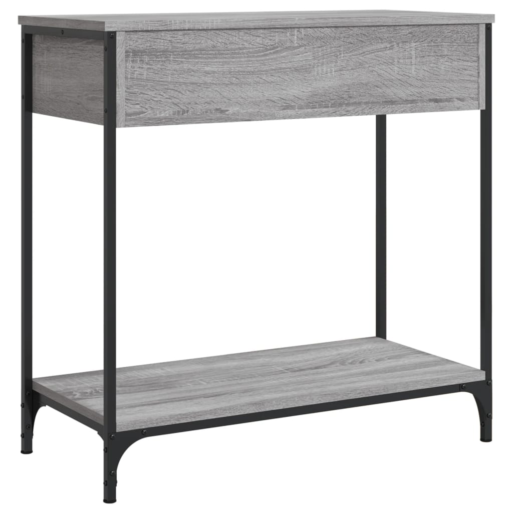 Konsollbord Grå Sonoma 75X34,5X75 Cm Konstruert Tre