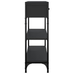 Konsollbord Svart 72,5X25X75 Cm Konstruert Tre