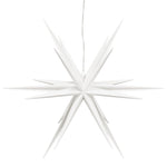 Julelys Med Led Sammenleggbar Hvit 43 Cm