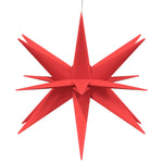 Julelys Med Led 3 Stk Sammenleggbar Rød