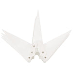 Julelys Med Plugger Og Led 3 Stk Foldbar Hvit 35 Cm