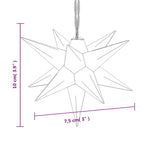 Julelys Med 10 Led Rød 10 Cm