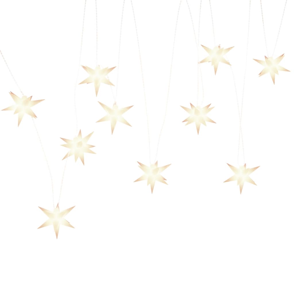 Julelys Med 10 Led Hvit 10 Cm