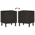 Nattbord Svart 40X33X46 Cm Heltre Mango