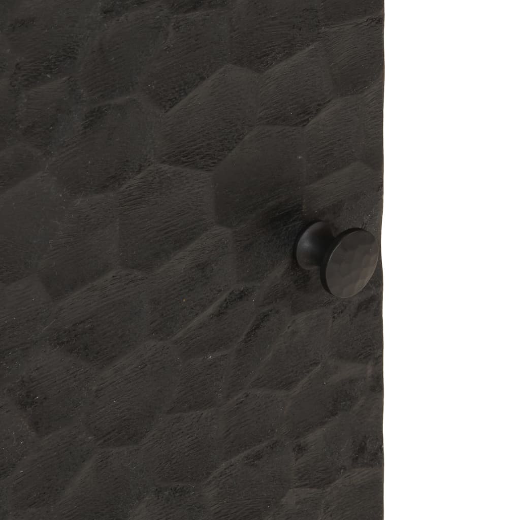 Nattbord Svart 40X33X46 Cm Heltre Mango