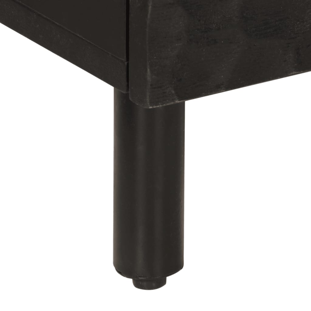 Nattbord Svart 40X33X46 Cm Heltre Mango