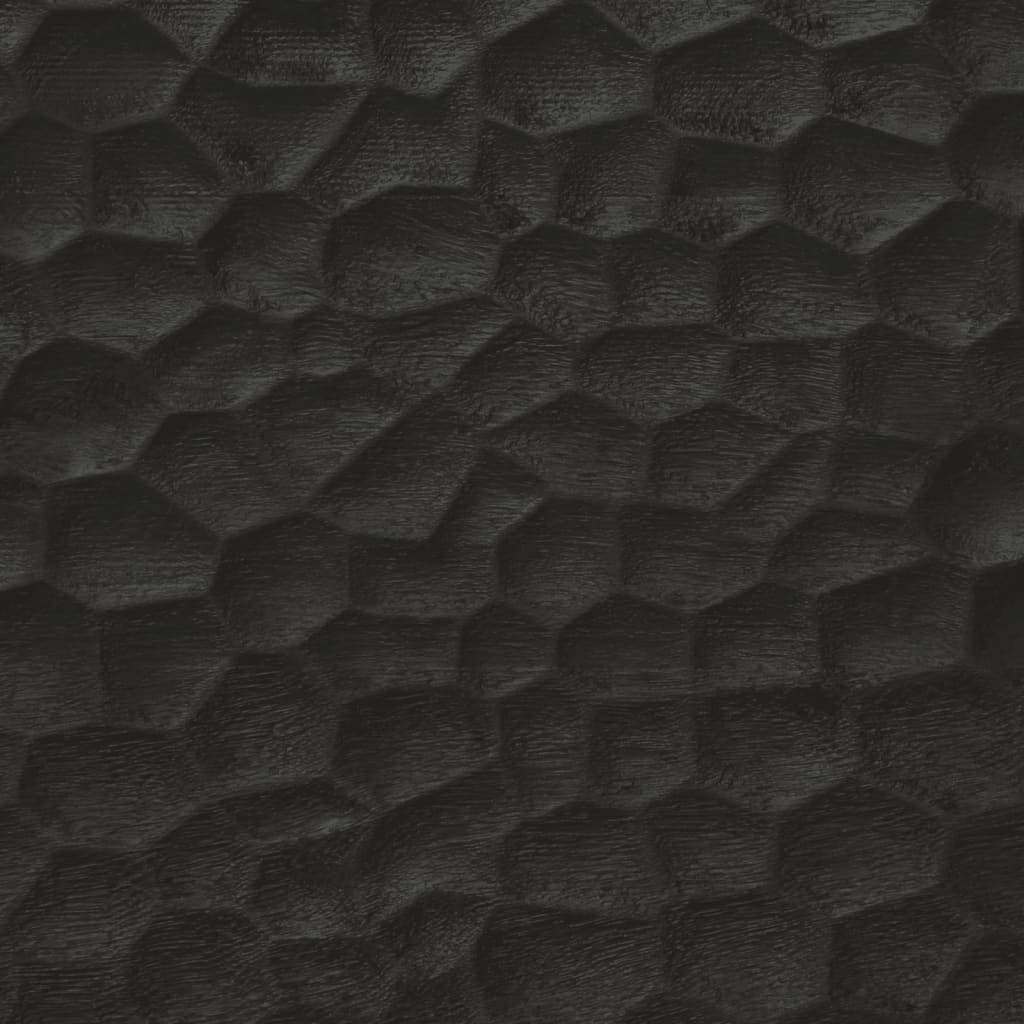 Nattbord Svart 40X33X46 Cm Heltre Mango