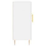 Skjenk Hvit 90X34X80 Cm Konstruert Tre