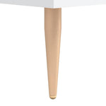 Skjenk Hvit 90X34X80 Cm Konstruert Tre