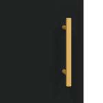 Skjenk Svart 90X34X80 Cm Konstruert Tre