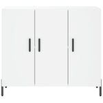 Skjenk Hvit 90X34X80 Cm Konstruert Tre