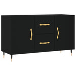 Skjenk Svart 100X36X60 Cm Konstruert Tre