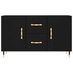 Skjenk Svart 100X36X60 Cm Konstruert Tre