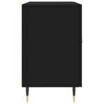 Skjenk Svart 100X36X60 Cm Konstruert Tre