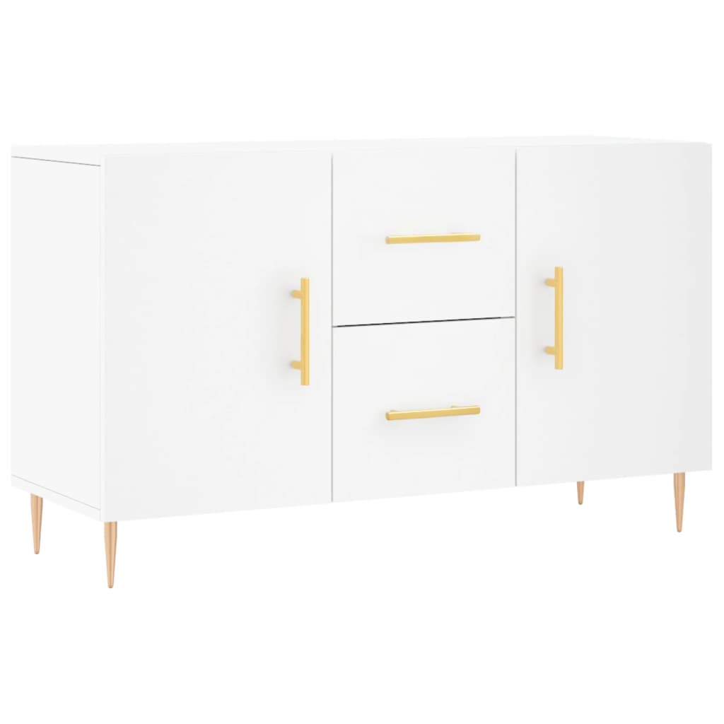 Skjenk Hvit 100X36X60 Cm Konstruert Tre