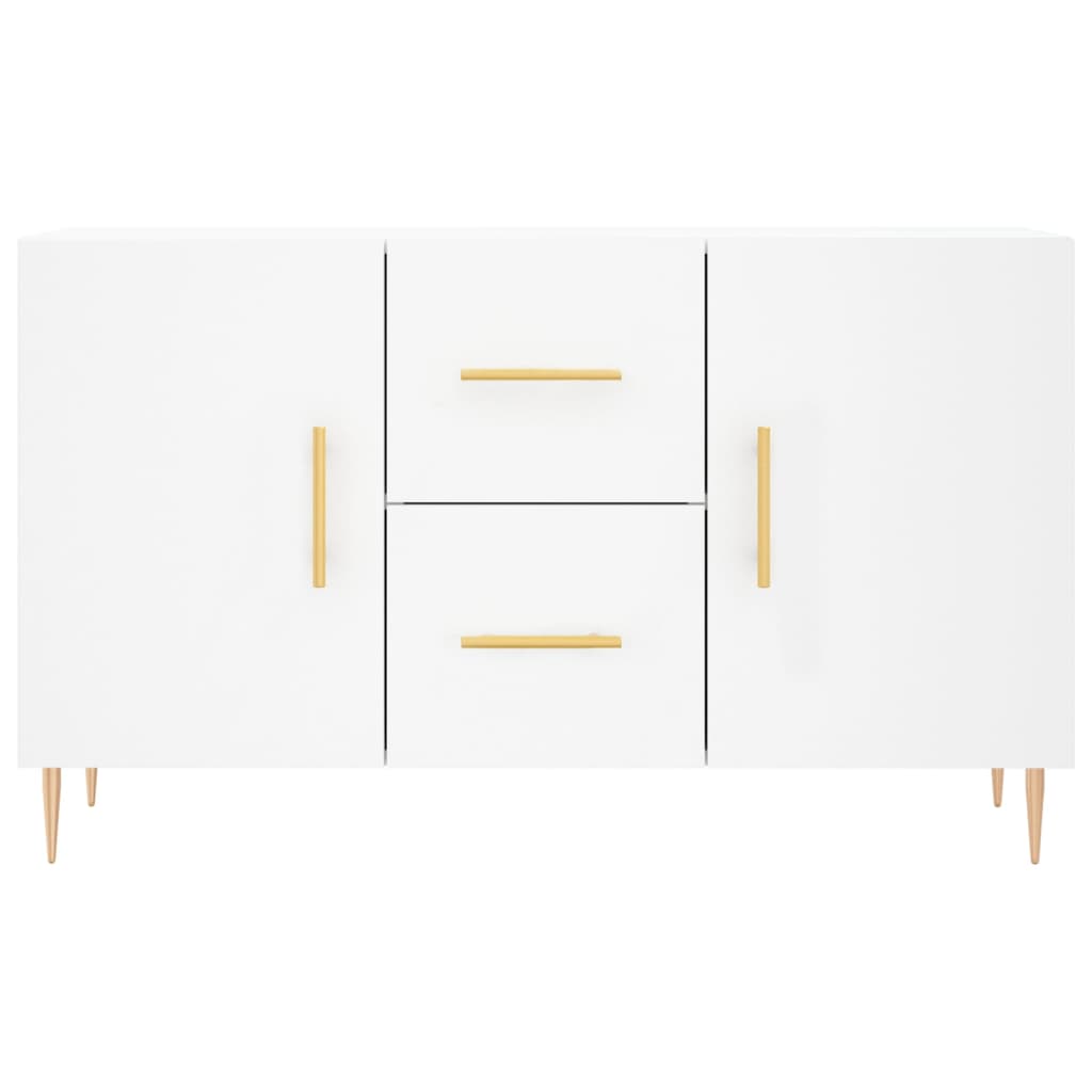 Skjenk Hvit 100X36X60 Cm Konstruert Tre