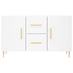 Skjenk Hvit 100X36X60 Cm Konstruert Tre