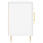 Skjenk Hvit 100X36X60 Cm Konstruert Tre
