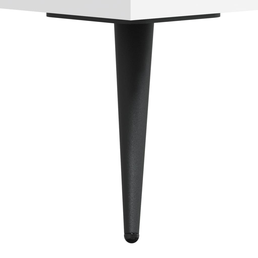 Highboard Hvit 69,5X31X115 Cm Konstruert Tre