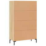 Highboard Sonoma Eik 69,5X31X115 Cm Konstruert Tre