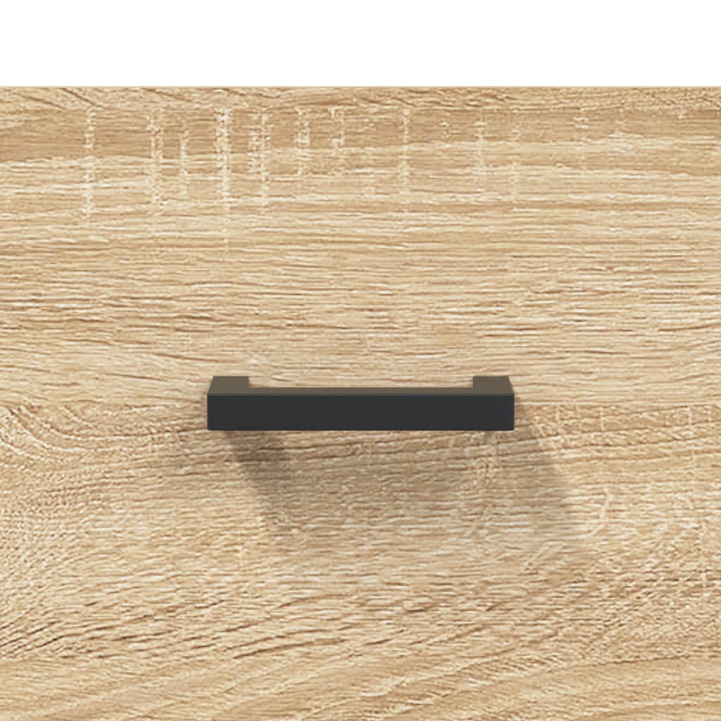 Highboard Sonoma Eik 69,5X31X115 Cm Konstruert Tre