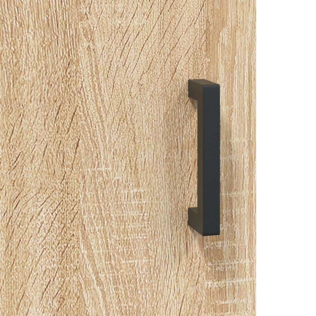 Highboard Sonoma Eik 69,5X31X115 Cm Konstruert Tre