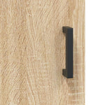 Highboard Sonoma Eik 69,5X31X115 Cm Konstruert Tre