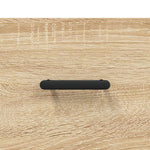 Highboard Sonoma Eik 69,5X31X115 Cm Konstruert Tre
