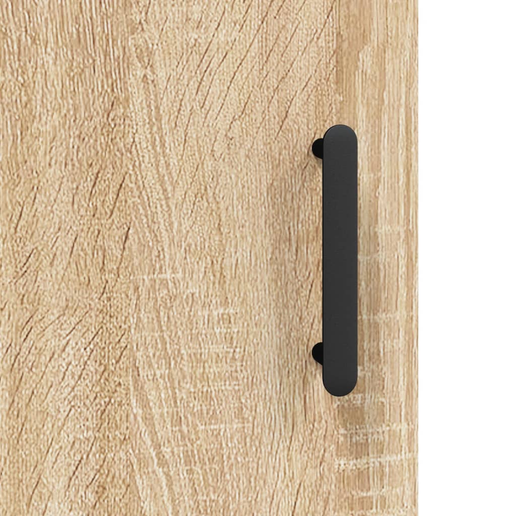 Highboard Sonoma Eik 69,5X31X115 Cm Konstruert Tre