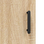 Highboard Sonoma Eik 69,5X31X115 Cm Konstruert Tre