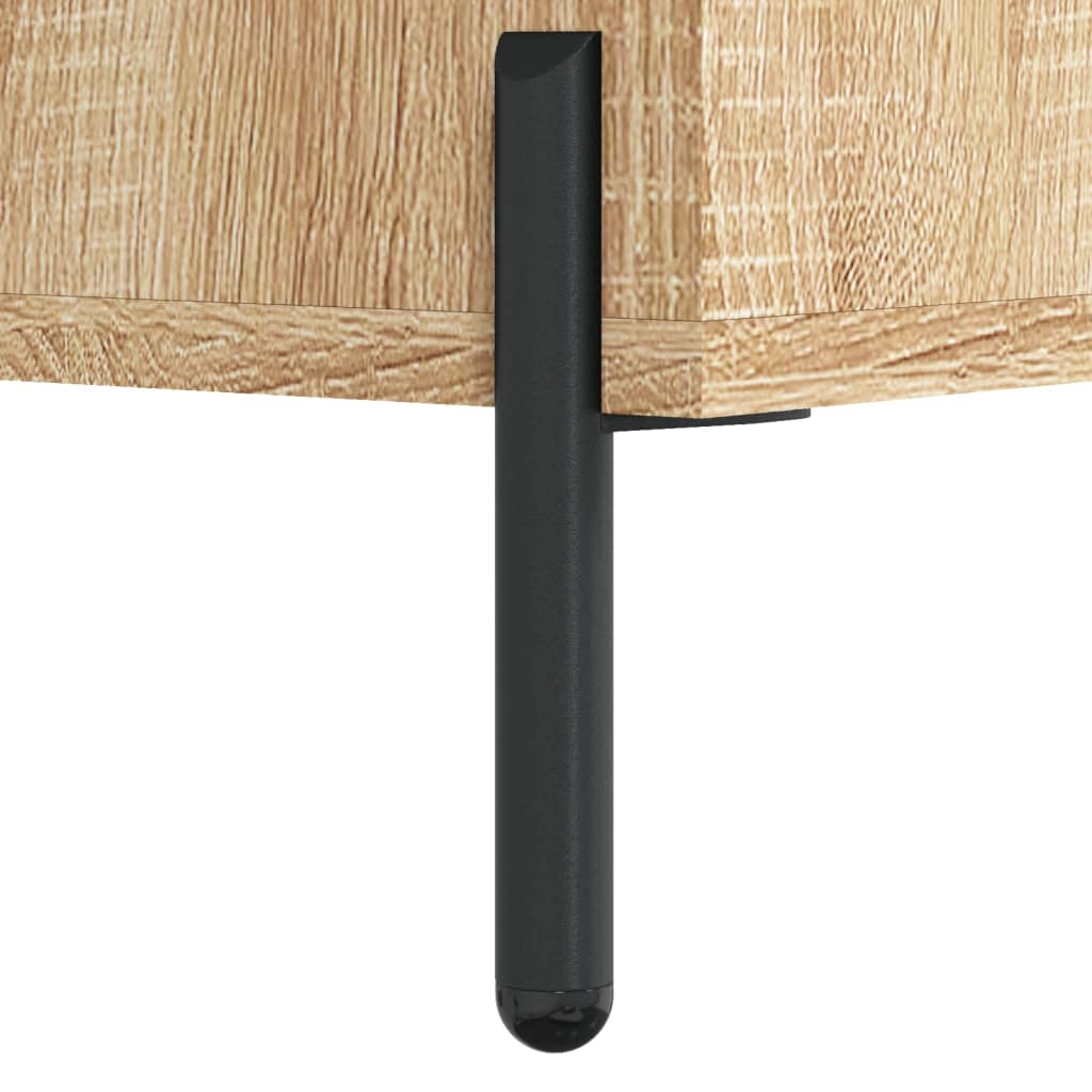 Highboard Sonoma Eik 69,5X31X115 Cm Konstruert Tre