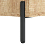 Highboard Sonoma Eik 69,5X31X115 Cm Konstruert Tre