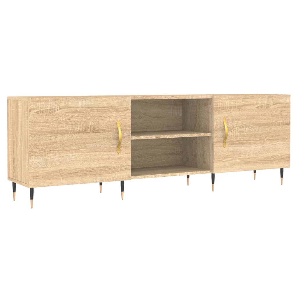 Tv-Benk Sonoma Eik 150X30X50 Cm Konstruert Tre