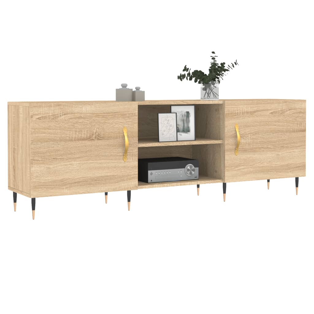 Tv-Benk Sonoma Eik 150X30X50 Cm Konstruert Tre